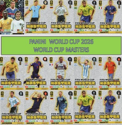 Panini Adrenalyn XL World Cup 2026 World Cup Master Cards