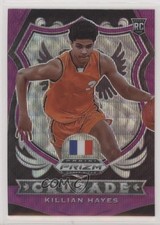 2020-21 Panini Prizm Draft Picks Crusade Purple Wave Killian Hayes #92 v1i