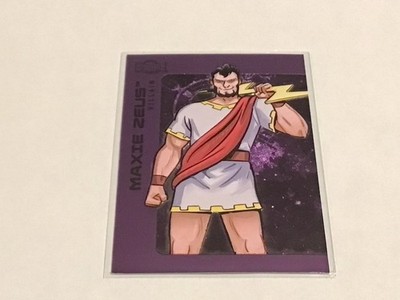 2025 SkyBox Metal Universe Batman Purple FX  #147 Maxis Zeus