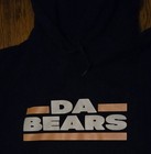 Chicago "DA BEARS"  24/7 Mens XL Navy Blue 2 Sided Silk Screened Hoodie — photo 2