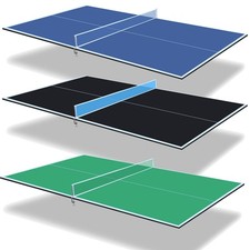 7x4ft Table Tennis Table Top Indoor Foldable Portable Ping Pong Conversion Top