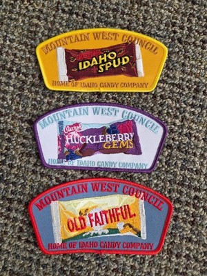 Mountain West Council Boy Scout  Idaho Candy Co Patch BSA