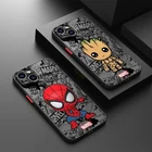 Marvel Spider-Man / Iron Man Case For All iPhone | Shockproof Matte Back Cover