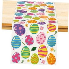 Table Runner,Easter Decorations for Table Kitchen Dinner Table Easter Egg