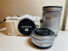 OLYMPUS PEN Lite E PL7 Mirrorless Camera with 2 Lenses