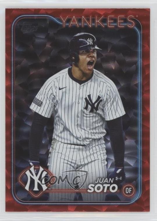 2024 Topps Update Red Crackle Foilboard 80/199 Juan Soto #US1 00jz