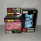 Schylling NeeDoh Nice Cube & Gummy Bear Super Solid Squish Toys 2-Pack Pink/Blue — photo 1