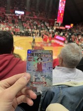 🏀 One Piece Monkey.D.Luffy US College Basketball Promo Card *SEALED* IN HAND! 