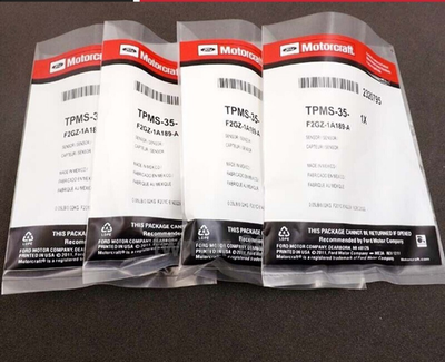 #ad 4X Tire Pressure Sensor OEM F2GZ1A189AB For F150 Explorer Mustang TPMS35 Genuine $32.99