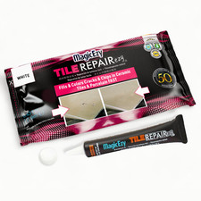 Tile REPAIRezy White - Fix Cracks and Chips in Ceramic and Porcelain: MagicEzy