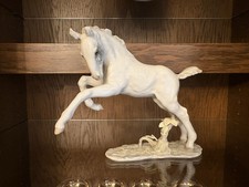 Rosenthal Porzellan Pferd Figur Kronach Bavaria Theodor Kärner um 1920 (rest.)