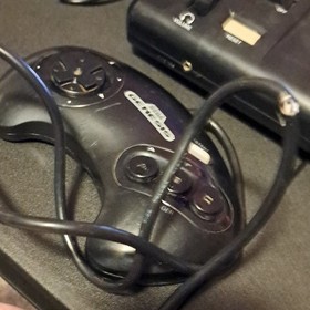 SEGA Genesis 16-Bit Console Black with Controller & Street Fighter II Game