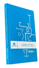 1966 Alcoa Handbook of Design Stresses For Aluminum Book Illustrated Engineering