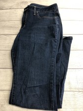 A.n.a A New Approach Jeans Womens 14 Dark Wash Blue Bootcut Stretch Denim