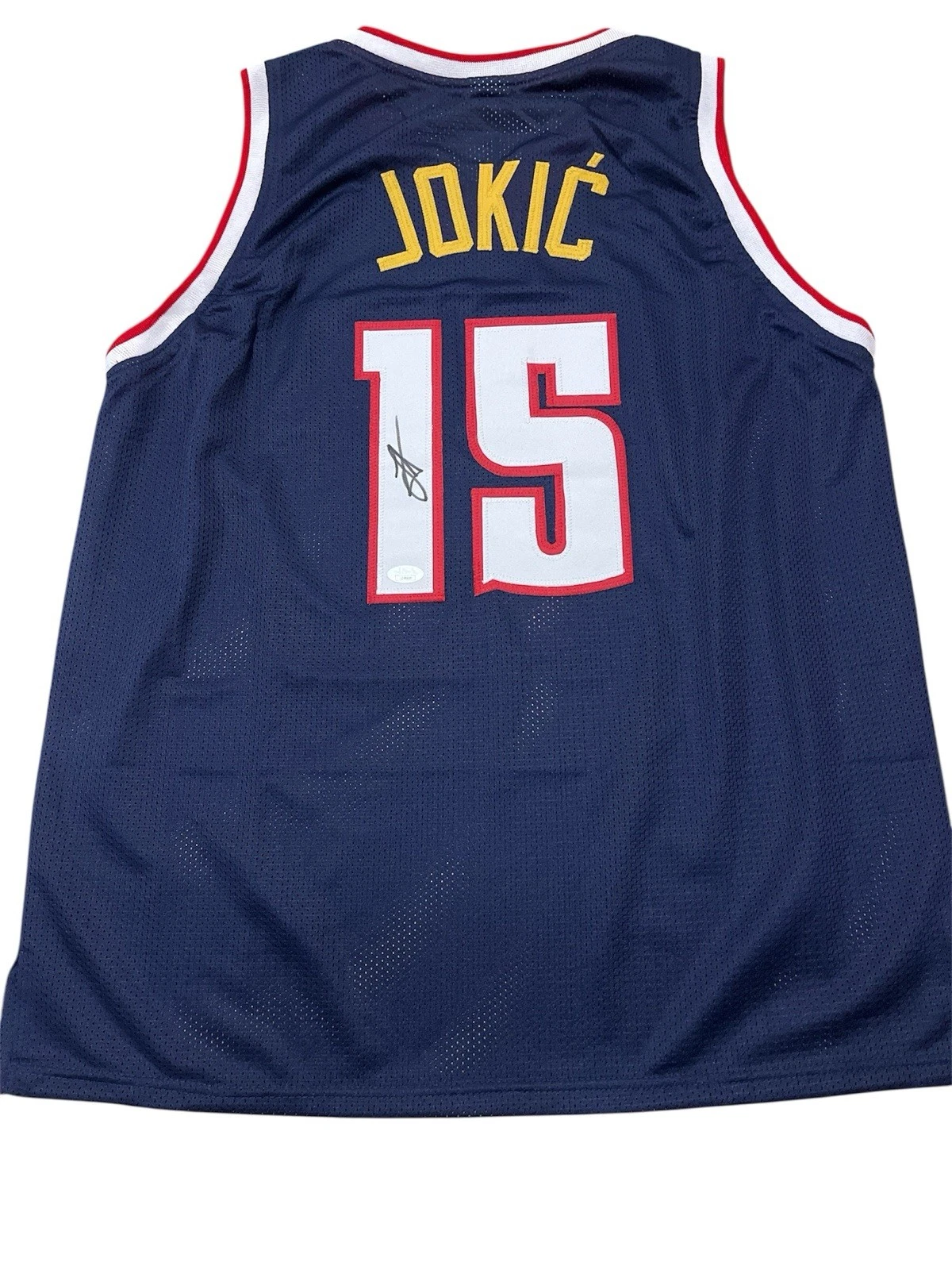 Nikola Jokic Signed Denver Nuggets Custom Jersey JSA Authenticated