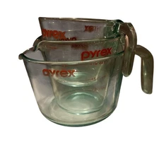 pyrex measuring cup set of 3
