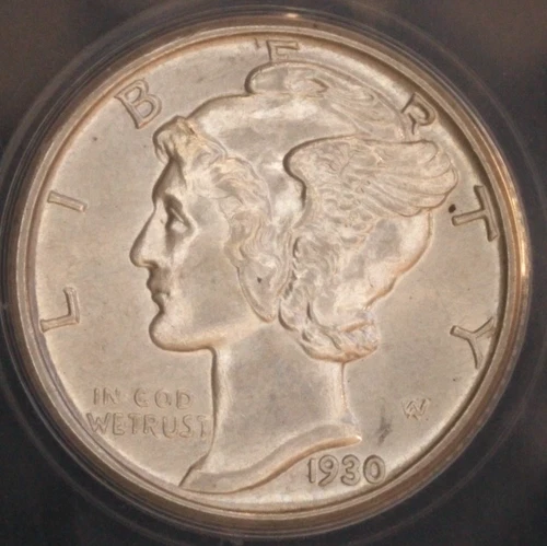 1930 Mercury Dime. ANACS AU-58 Details. Starts at .99. NO RESERVE