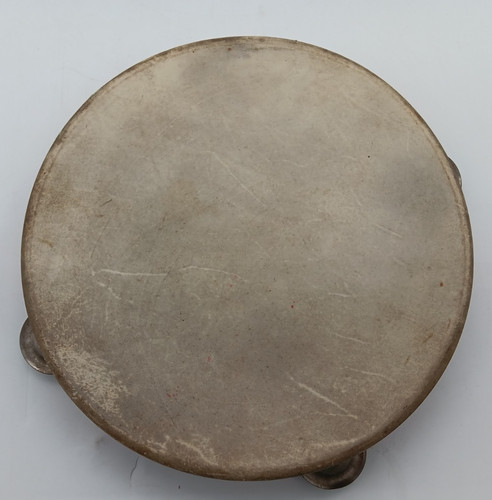 VINTAGE TAMBORINE | 10in | PAINTED DETAILS
