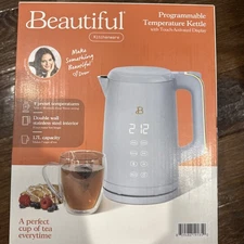 Beautiful 1.7-Liter Electric Kettle 1500 W with One-Touch Activation