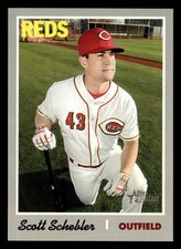 Scott Schebler 2019 Topps Heritage #225 Cincinnati Reds Buy10get5FREE