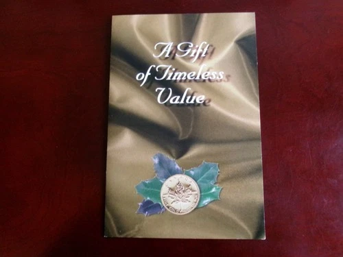 Gold Coin with Pamphlet - Family of Eagles 1/10th oz 24 karat 1997 Maple Leaf