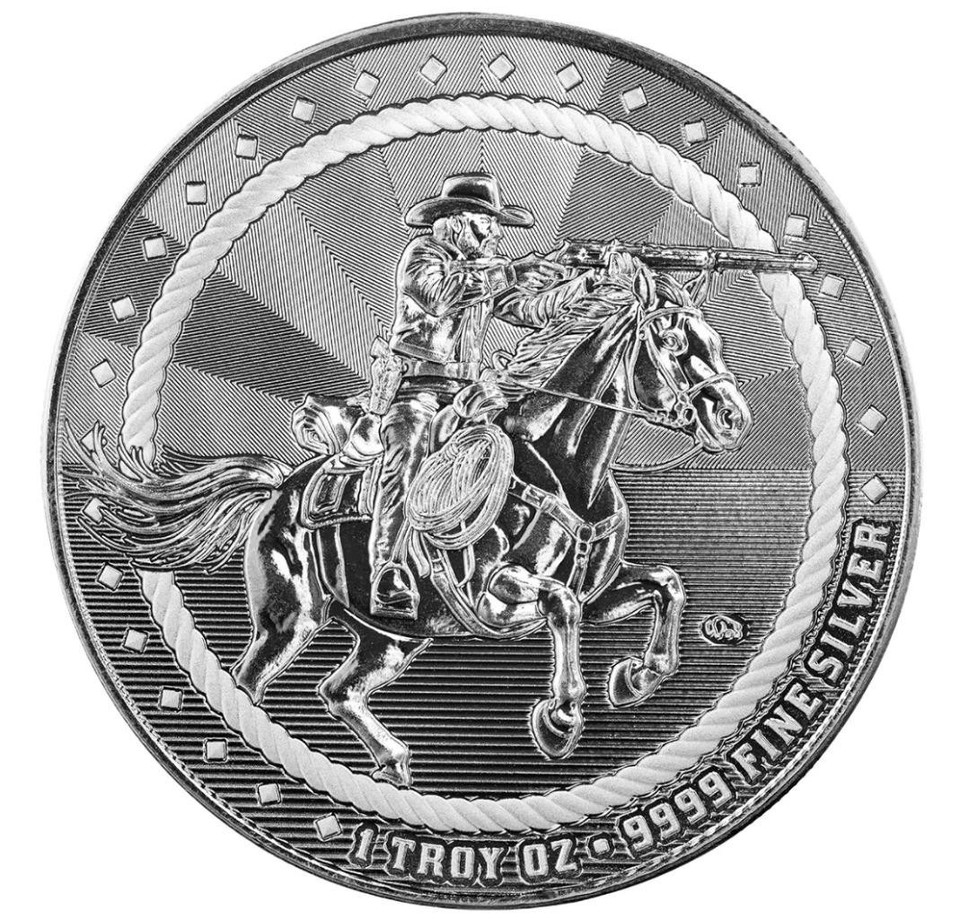 Salida Silver Rounds 3 x 1 oz Silver Rounds - Icons of the West Combo Pack .9999 Silver ...