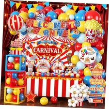 Carnival Theme Party Decorations, All-in-One Circus Party Decorations