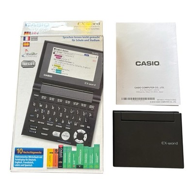 Casio EW-G570C Sprachcomputer - Übersetzer - OVP - Elektronisches Wörterbuch