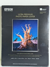 Epson S041405 8.5x11 50 Sheets Ultra Premium Photo Inkjet Paper,Luster Sealed