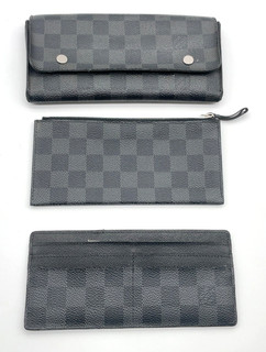 Louis Vuitton Damier Portafoglio Lungo Modulabile Grafite N63084 NS100252