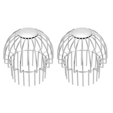 Gutter Guard 4 Inch, 2Pack 304 Stainless Steel Down Pipe Filter