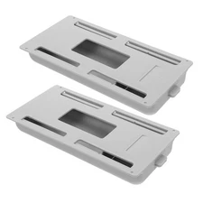 2 Pcs Under Desk Organizer Small Drawer Hidden Storage Tray for Desk