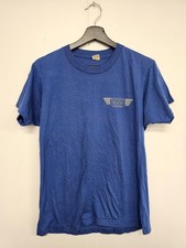 Vintage Screen Stars AMD Shirt Mens Large Blue Winning Designs 50/50 USA 80s