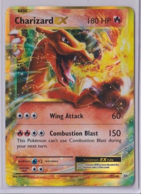 2016 Evolutions Charizard Ex Heavily Played #12