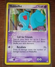 Pokemon TCG Wobbuffet 56/110 Holon Phantoms Stamped Reverse Holo 2006 MP