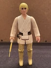 Vintage Star Wars 1977 Luke Farmboy 2-Line Complete Kenner Figure * NO REPRO