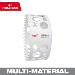 Milwaukee 4 in. Hole Dozer Carbide Hole Saw