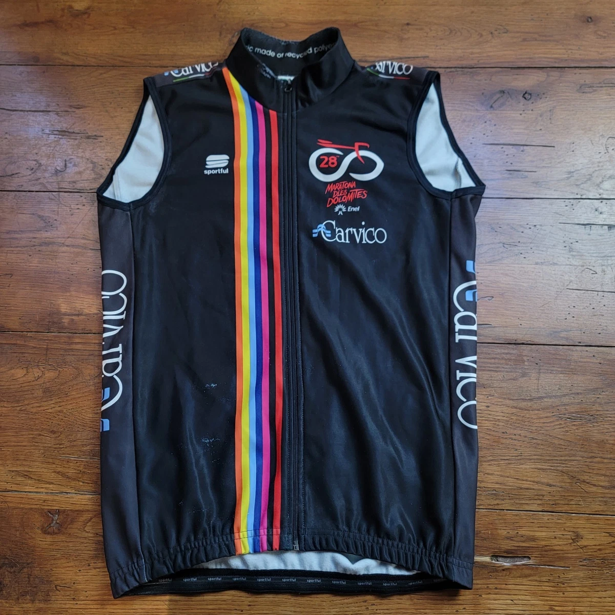 M Double You - Piqué vest (L - Zwart) - Heren Sportvest