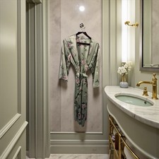 Vintage Oscar de la Renta for Neiman Marcus floral lingerie robe