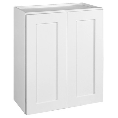 Design House 543157 White Brookings 30''W X 36''H Double Door Kitchen Cabinet