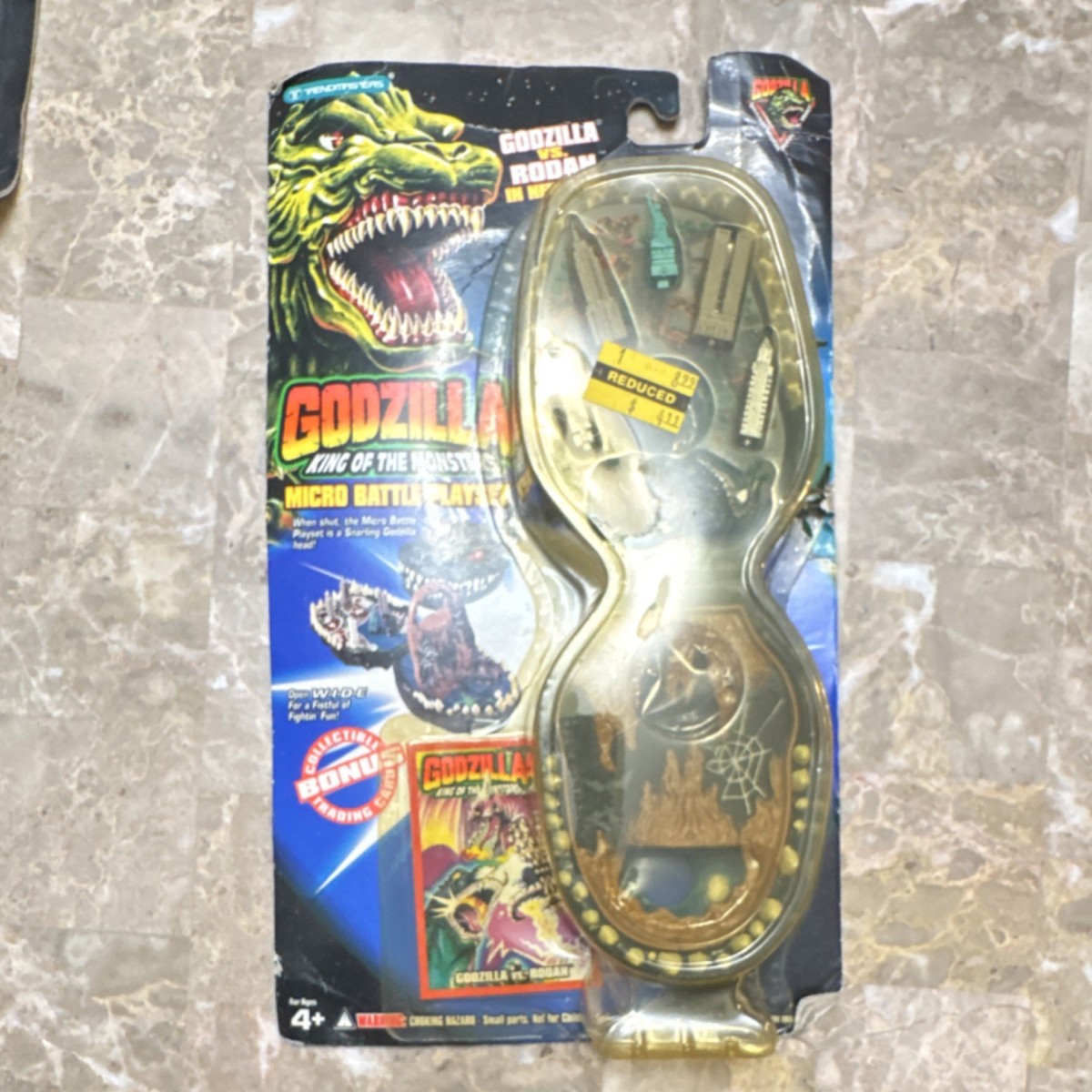 Trendmasters Godzilla Micro Battle Playset Godzilla vs Rodan New