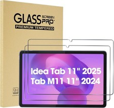 Tempered Glass Screen Protector 2 Pack for Lenovo Idea Tab 11" 2024/2025 Models