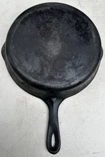 Vintage Lodge Cast Iron Skillet #8 SK 10.5” Single Heat Ring – Made in USA