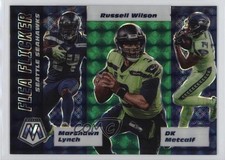 2020 Panini Mosaic Flea Flicker Green Prizm DK Metcalf Marshawn Lynch #FF15 11nu
