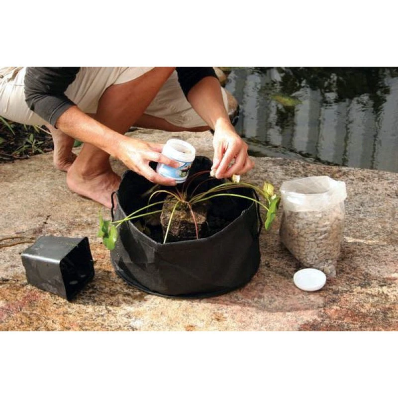 Maceta para plantas acuáticas de tela Aquascape 98501 6"x6" 2pk. -Plantadora flexible de lirios de agua Foto 3 de 4