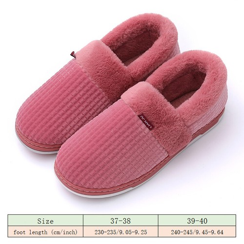 Faux Fur Thick-soled Winter Memory Foam Slippers Full Collar Boots Comfort Warm - Picture 4 of 28