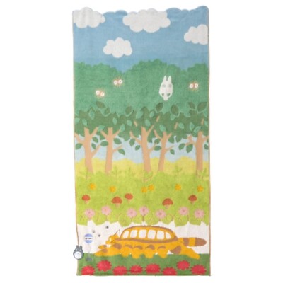 My Neighbor Totoro Bath Towel Cat Bus & Totoro 60×120cm Studio Ghibli New Japan