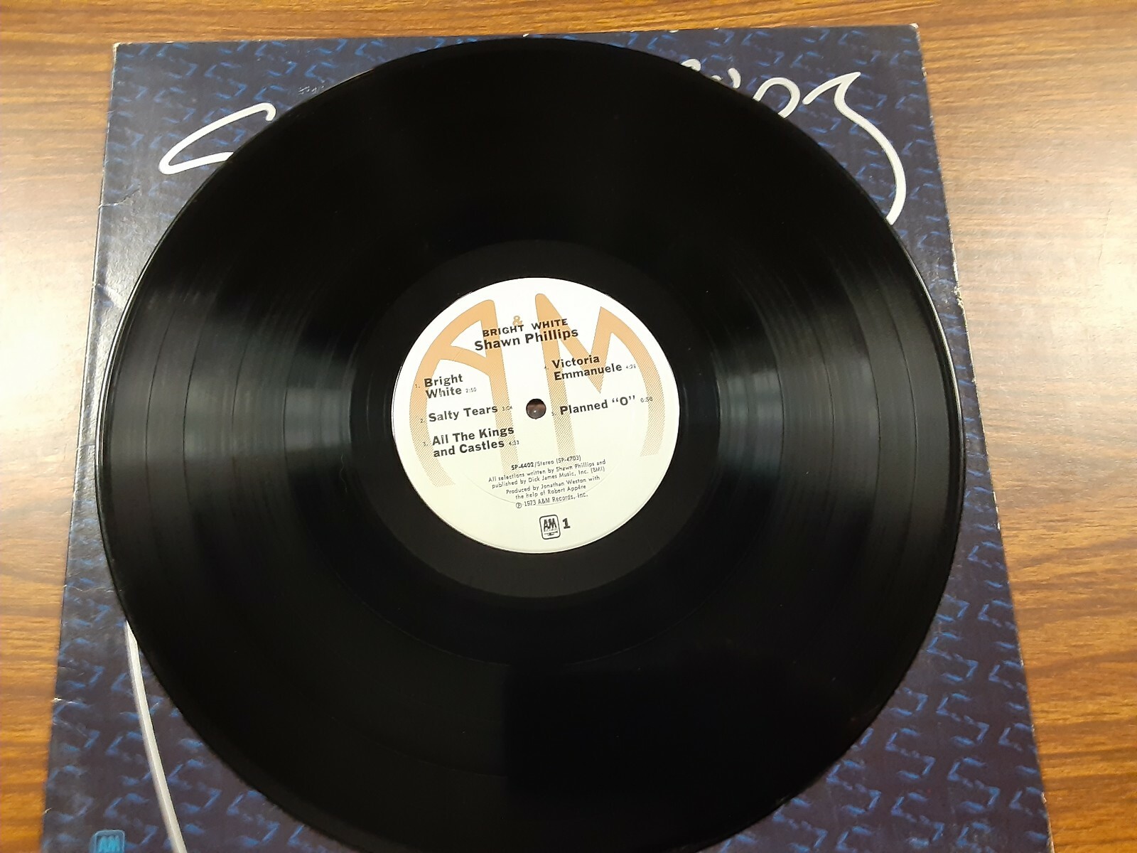 Shawn Phillips Bright White Vinyl LP Record 33 RPM A&M Records SP 4402