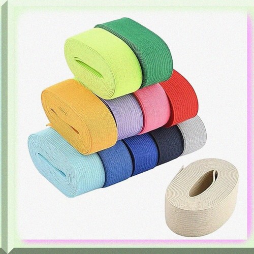 RainbowFlex: 12 Farben 32,8 Yard Elastisches Band für Haargummis & Stirnbänder - 1" Wi - Bild 7 von 7