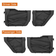 4pcs Tube Half Doors Tubular Trail Doors For 2007-2018 Jeep Wrangler Jk 4 Doors 4pcs Tube Half Doors Tubular Trail Doors For 2007-2018 Jeep Wrangler Jk 4 Doors